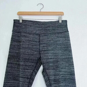 Kyodan Grey Herringbone Leggings Athletic Athleisure Women's Size XL